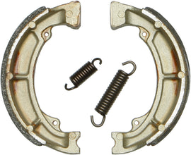 EBC Motorcycle Brakes Brake Shoes 704 Plain, featuring brake shoes with a plain design for motorcycle braking performance.