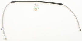 GALFER steel front brake line for Yamaha off-road motorcycle, model 17-9761, showing the durable braided metal construction.