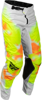 Kinetic Blur Pants White/Hi Vis/Orange Sz 36