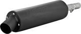 MBRP Exhaust Single Slip-On System W/ Utility Muffler Blk Yam 241-10213