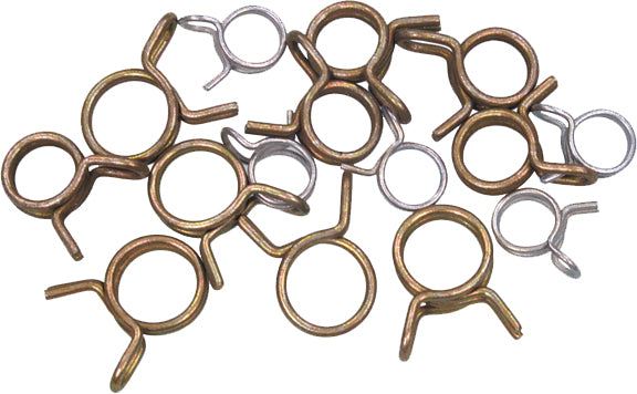 Wire Hose Clamps 15/Pk Self Tensioning Assorted Size
