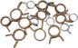 Wire Hose Clamps 15/Pk Self Tensioning Assorted Size