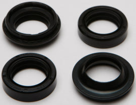 All Balls Fork & Dust Seal Wiper Kit 22-56102 for motorcycle suspension, showing black rubber seals and metal components.