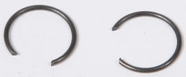 Vertex piston circlips for Vertex pistons, showing metal clips used to secure piston components in engine assemblies.