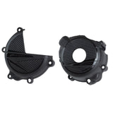 Polisport Plastics Kit Clutch + Ignition Black Suz 58-9725
