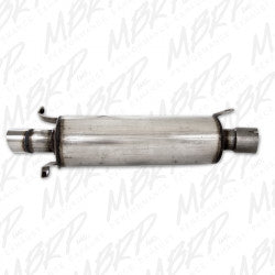 MBRP Exhaust Standard Series performance exhaust system with sleek metal finish and dual exhaust tips.