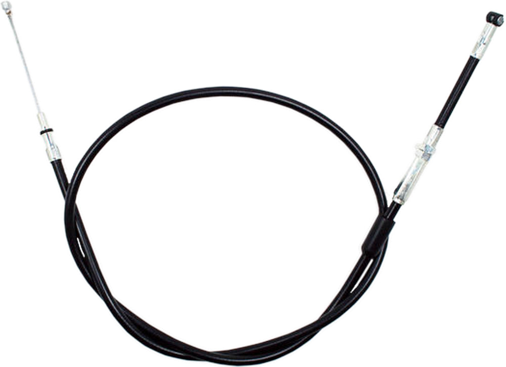 Motion Pro black vinyl clutch cable 70-4244 for motorcycle hydraulic control lines, showing the durable cable with black vinyl coating.