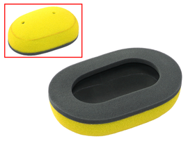 SP1 air filter for AC/Yamaha 59-72561, rectangular filter with pleated design for vehicle air intake system.
