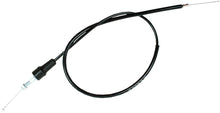 Load image into Gallery viewer, Motion Pro black vinyl throttle cable 70-4105 for motorcycle control lines, showing the flexible cable and fittings.
