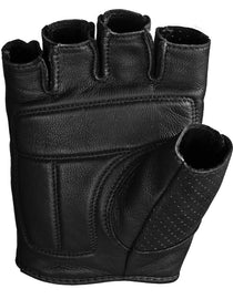 Black HIGHWAY 21 Half Jab perforated gloves in XL size, showing breathable perforations and snug fit design.