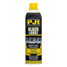 Charger l'image dans la galerie, PJ1 Products Black Label Chain Lube in 13oz bottle, specialized motorcycle chain lubricant for optimal performance and durability.
