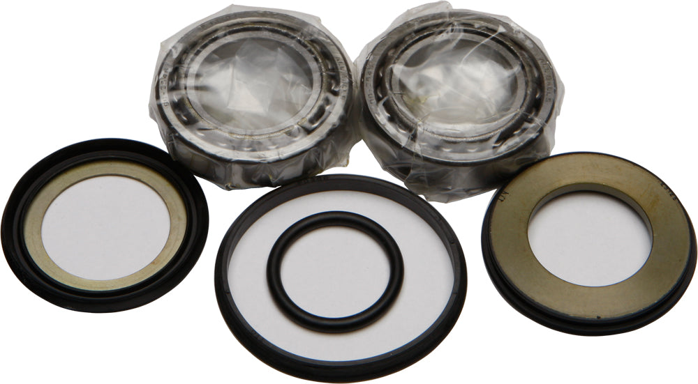 All Balls steering bearing and seal kit 22-2026 with visible bearings and seals for motorcycle steering system repair