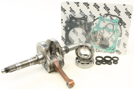 Hot Rods complete engine bottom end kit with pistons, crankshaft, and connecting rods for automotive performance repair.