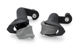 PUIG Frame Sliders R19 Black APR motorcycle guards for R19 model, providing protection and style to the bike's frame.