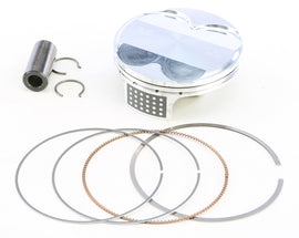 Vertex forged piston kit for Husqvarna and KTM 175-240 with 87.96mm size and 14.0:1 compression ratio, shown with piston components.