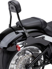 Cobra detachable black round backrest for body, model Flfb/S Fxbr/S 18-25, with adjustable design and padding.