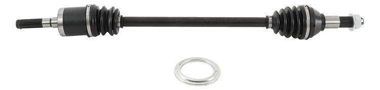 All Balls 8 Ball Extreme Axle Front 531-1214 showing the packaged axle with branding and protective packaging.