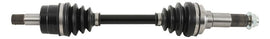 All Balls heavy-duty front drive axle with six-ball design, featuring durable metal components and black protective casing.