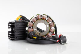 Ricks Motorsport Electric Stator 27-99400 for motorcycle electrical system, shown in the product image.