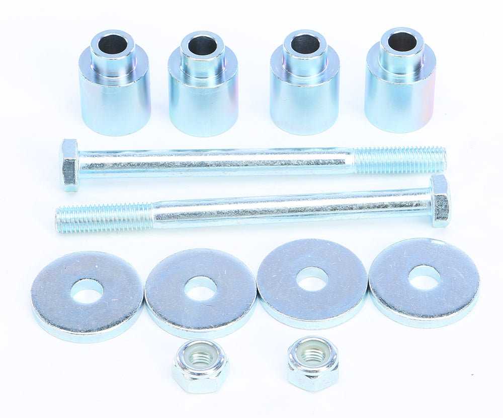 C&A Pro ski mount kit with carbide runners and mounting hardware, designed for skis measuring 150-206 cm in length.