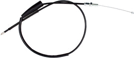 Motion Pro black vinyl throttle cable 70-3117 for motorcycle control lines, showing the cable with black vinyl coating and metal fittings.