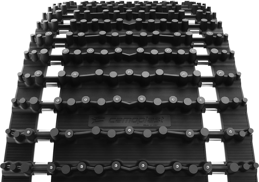Camso Tire 2.52 Pitch Ice Wide Track with 156 x 1.25 width, 20-inch diameter, heavy-duty tracks for snow and ice.