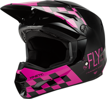 Charger l'image dans la galerie, Yth Kinetic Lite Rival Helmet Gloss Black/Pink Ym