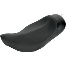 Load image into Gallery viewer, Danny Gray Buttcrack Solo FLHX motorcycle seat for 2006-2007 Harley Davidson Softail models, with detailed stitching and black leather finish.