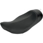 Danny Gray Buttcrack Solo FLHX motorcycle seat for 2006-2007 Harley Davidson Softail models, with detailed stitching and black leather finish.