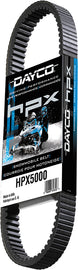 Dayco HPX snowmobile drive belt 220-25019, durable rubber belt designed for reliable snowmobile performance.