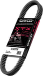 Dayco XTX ATV belt 220-32238 showing a black rubber belt with reinforced edges for all-terrain vehicle use.
