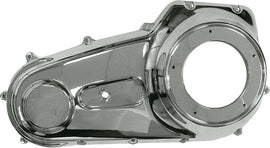Chrome engine outer primary cover for Harley Davidson Dyna 2006-2017 by HardDrive, designed for models with forward controls.