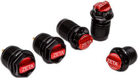 ZETA suspension front fork bottom adjuster for KYB 634-20010, showing the metal component with adjustment knob and branding details.
