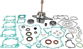 Hot Rods Bottom End Kit 421-0234 for engine rebuild, showing engine components arranged on a white background.