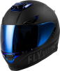 Sentinel Recon Helmet Matte Black/Blue Chrome Md