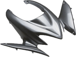 Maier black carbon fiber top fender for Honda TRX 700XX, part number 65-11773BC, close-up view of the durable body component.