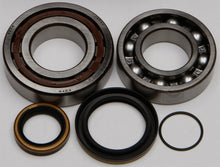 Load image into Gallery viewer, All Balls crankshaft bearing and seal kit for engine, showing metal bearings and rubber seals in packaging.