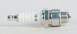 NGK spark plug #3212/10 2-B6L, automotive ignition spark plug with ceramic insulator and metal shell, for engine performance.