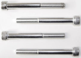 National Cycle Quickset mounting hardware with fasteners and fittings, showing metallic components for motorcycle accessory installation.