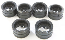Load image into Gallery viewer, K&amp;L Carburetor Boot and Holder for intake, fuel system; black rubber part with mounting points and hose connections.