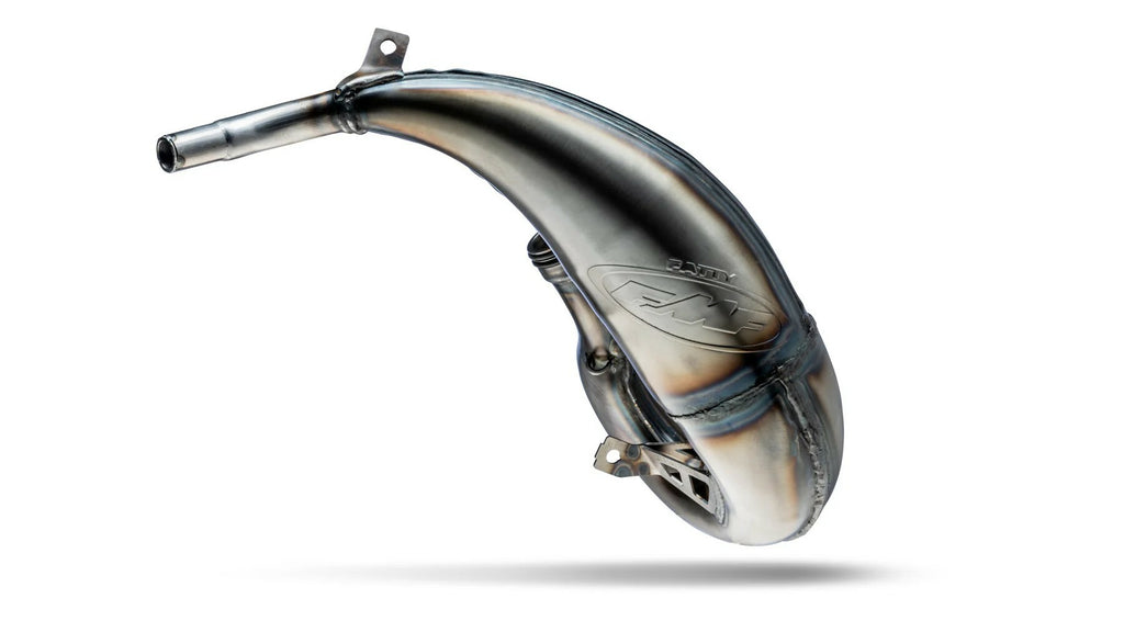FMF Racing exhaust Rev Pipe for Yamaha 78-024078, showing the black metallic pipe with mounting brackets and branding details.