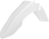 Polisport Plastics Front Fender White Yam 64-859762