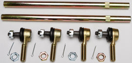 All Balls suspension tie rod upgrade kit 252-1004 with new metal components and rubber bushings for vehicle steering.