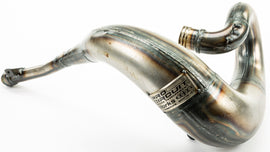 Pro Circuit Works exhaust pipe 792-0012 for dirt bikes, shown with metallic finish and mounting details.