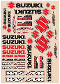 N-Style Suz University Kit V.3 decals featuring colorful graphics for customizing vehicles or accessories.