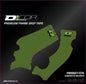 Green DCOR Frame Grip Tape graphic decal with textured surface for skateboards or bikes, featuring the DCOR brand logo.