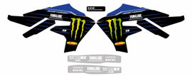 DCOR Graphic Kit 22 Star Yam decals for motorcycles, featuring star-shaped graphics and vibrant decal designs.
