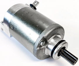 Ricks Motorsport Electric starter motor 27-61711 for vehicle engine, showing the compact electric starter with mounting components.