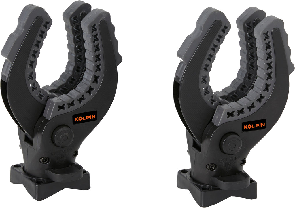 Kolpin Ratcheting Rhino Grip 23-2042 securing gear with adjustable ratchet mechanism and durable rubber-coated hooks.