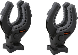 Kolpin Ratcheting Rhino Grip 23-2042 securing gear with adjustable ratchet mechanism and durable rubber-coated hooks.